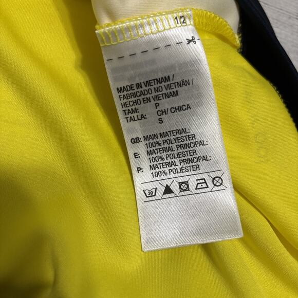 Adidas Colombia National Team Jersey Mens Size SM Yellow Soccer Futbol World Cup - Picture 5 of 7